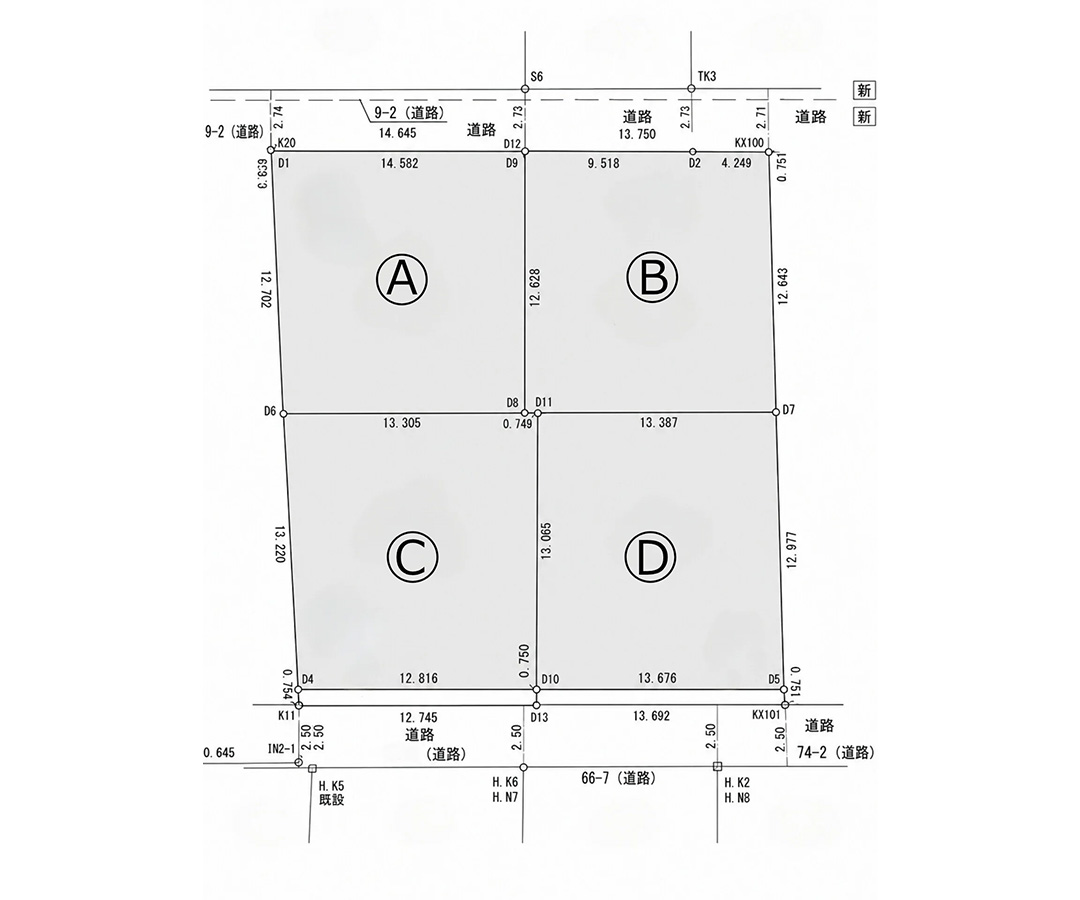 安城市新田町(4区画)